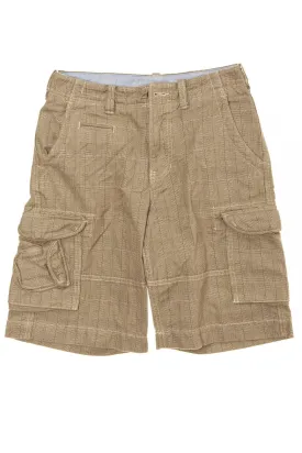 GapKids - Brown Plaid Cargo Shorts - 14