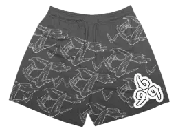 GBGR DOVE SHORTS - BLACK