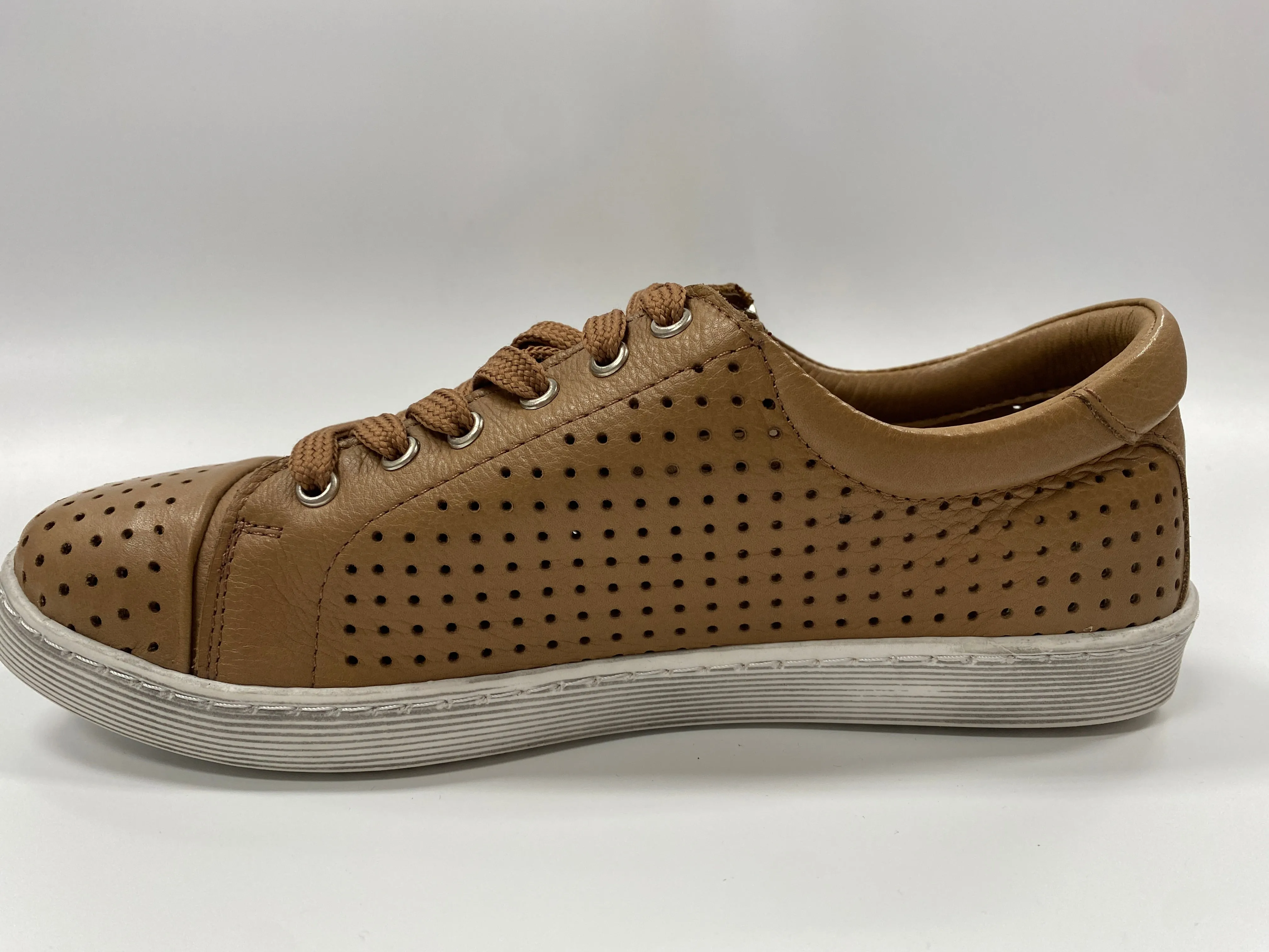 GELATO TARDECK LEATHER SNEAKER TAN (CLEARNCE FINAL SALE)