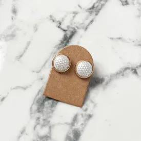 Golf Ball Cutie Stud Earrings