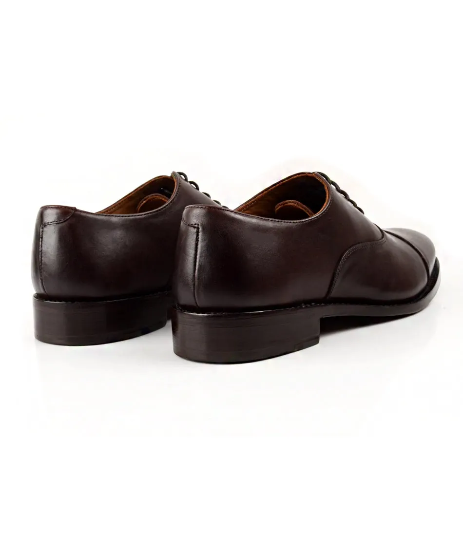 Goodyear Welted - Cap Toe Oxfords - Brown