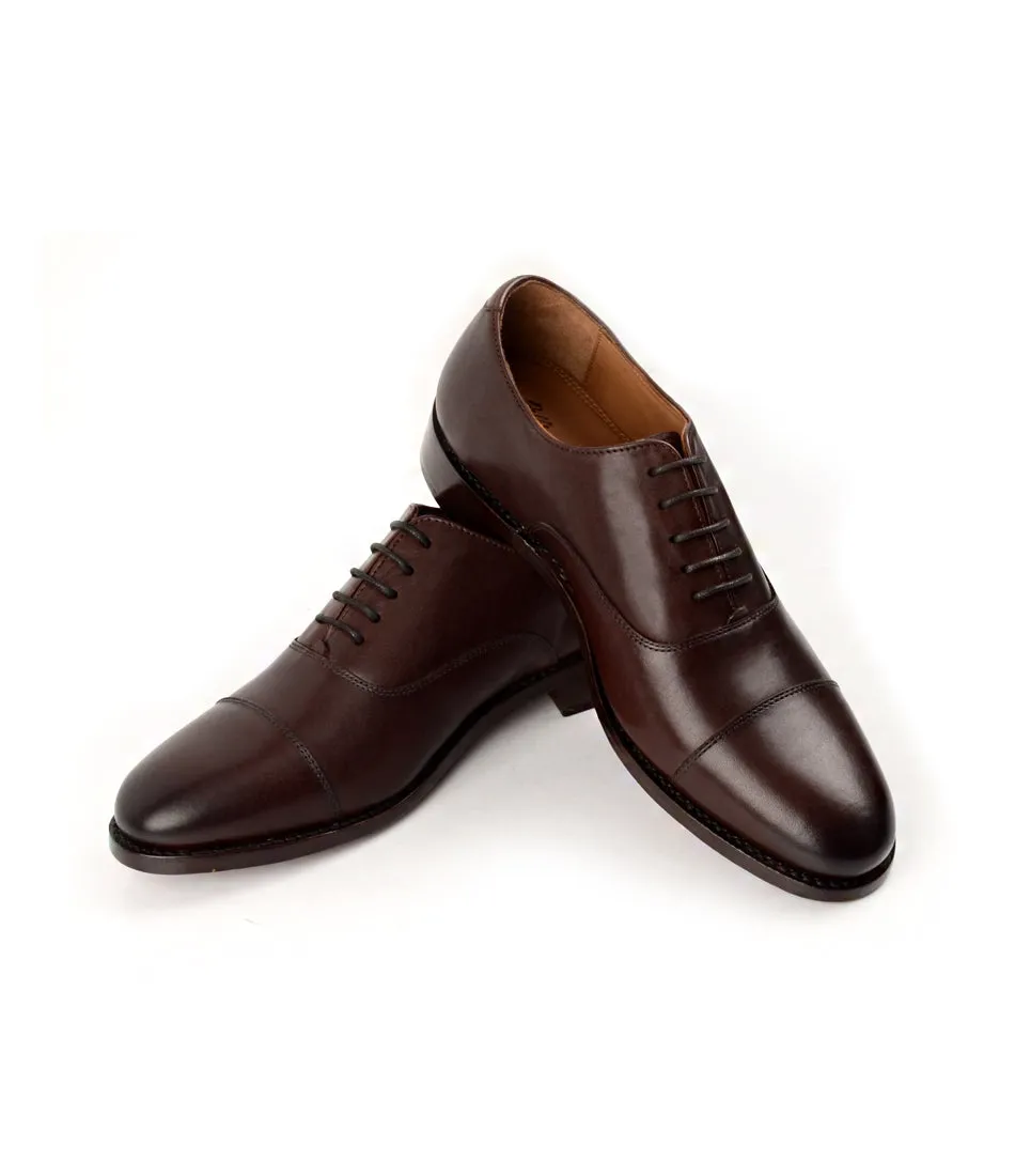 Goodyear Welted - Cap Toe Oxfords - Brown