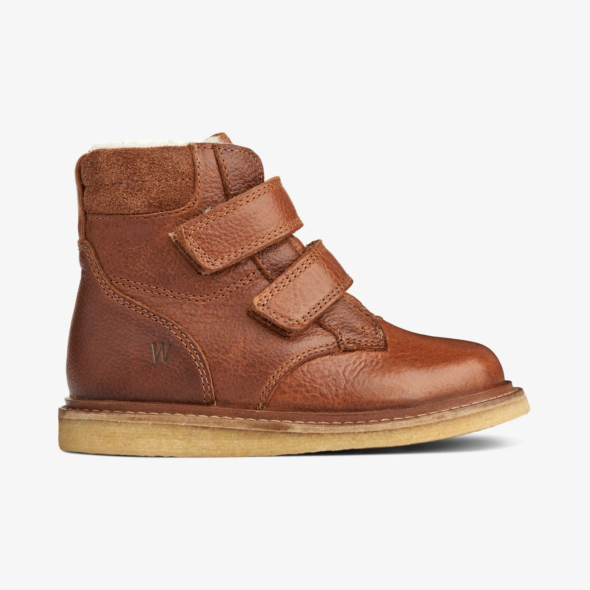 Hanan Velcro Tex - cognac