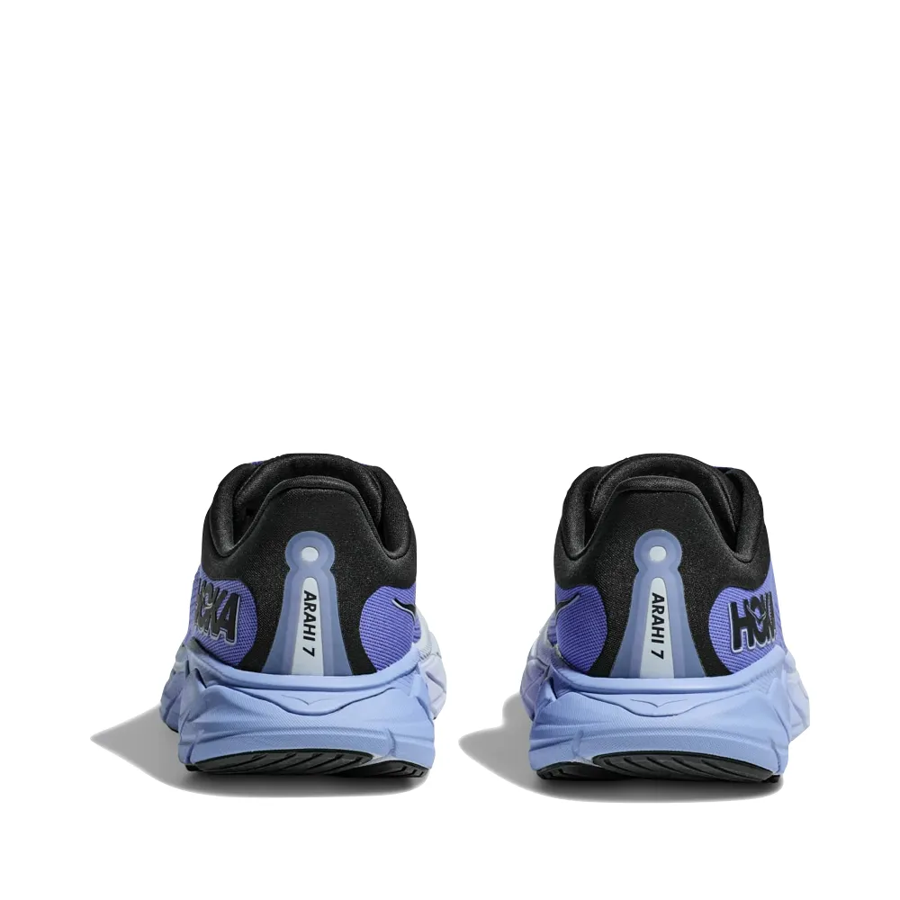 Hoka Women's Arahi 7 Sneaker in Stellar Blue/Cosmos