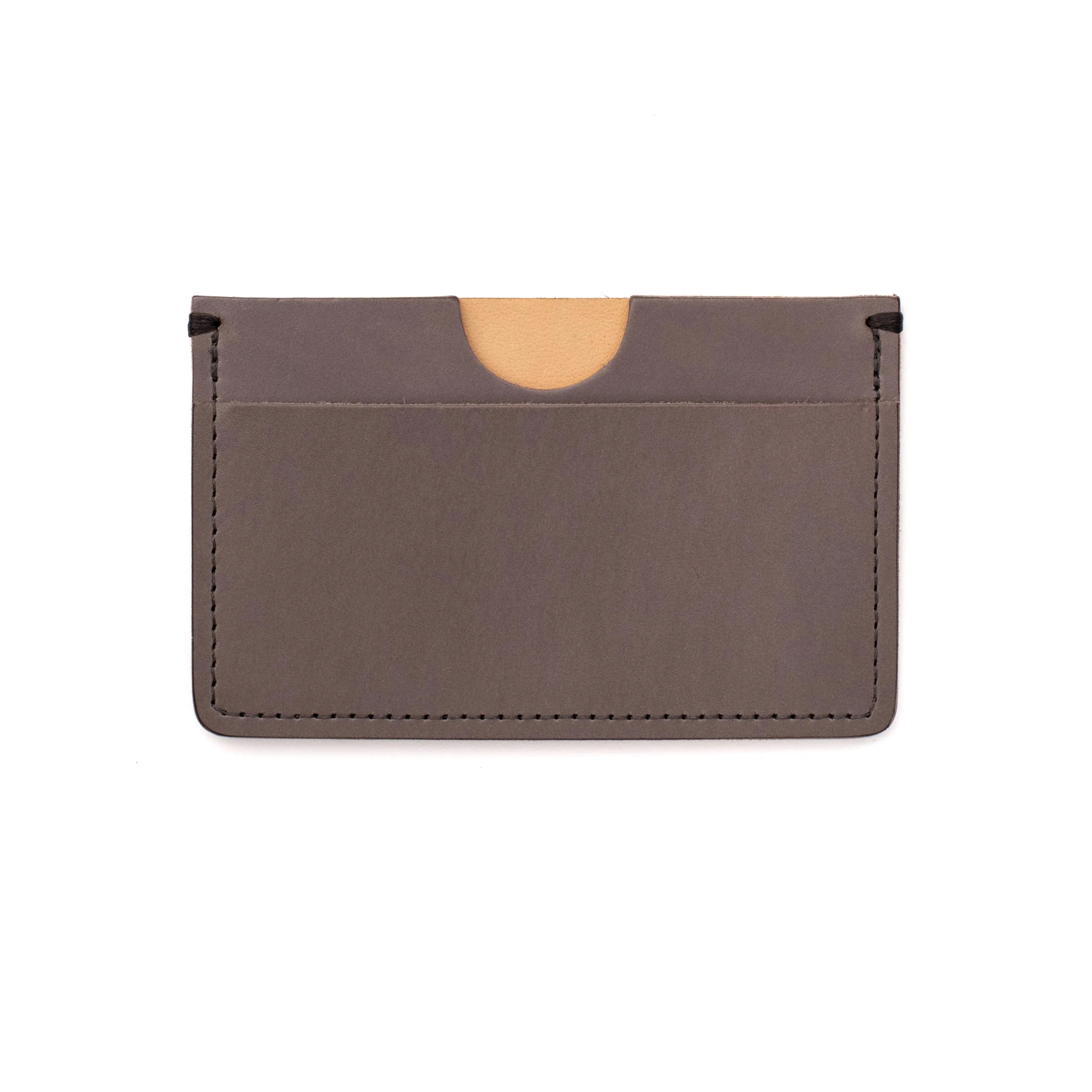 Houghton Card Holder - Grey Veg Tan Calf