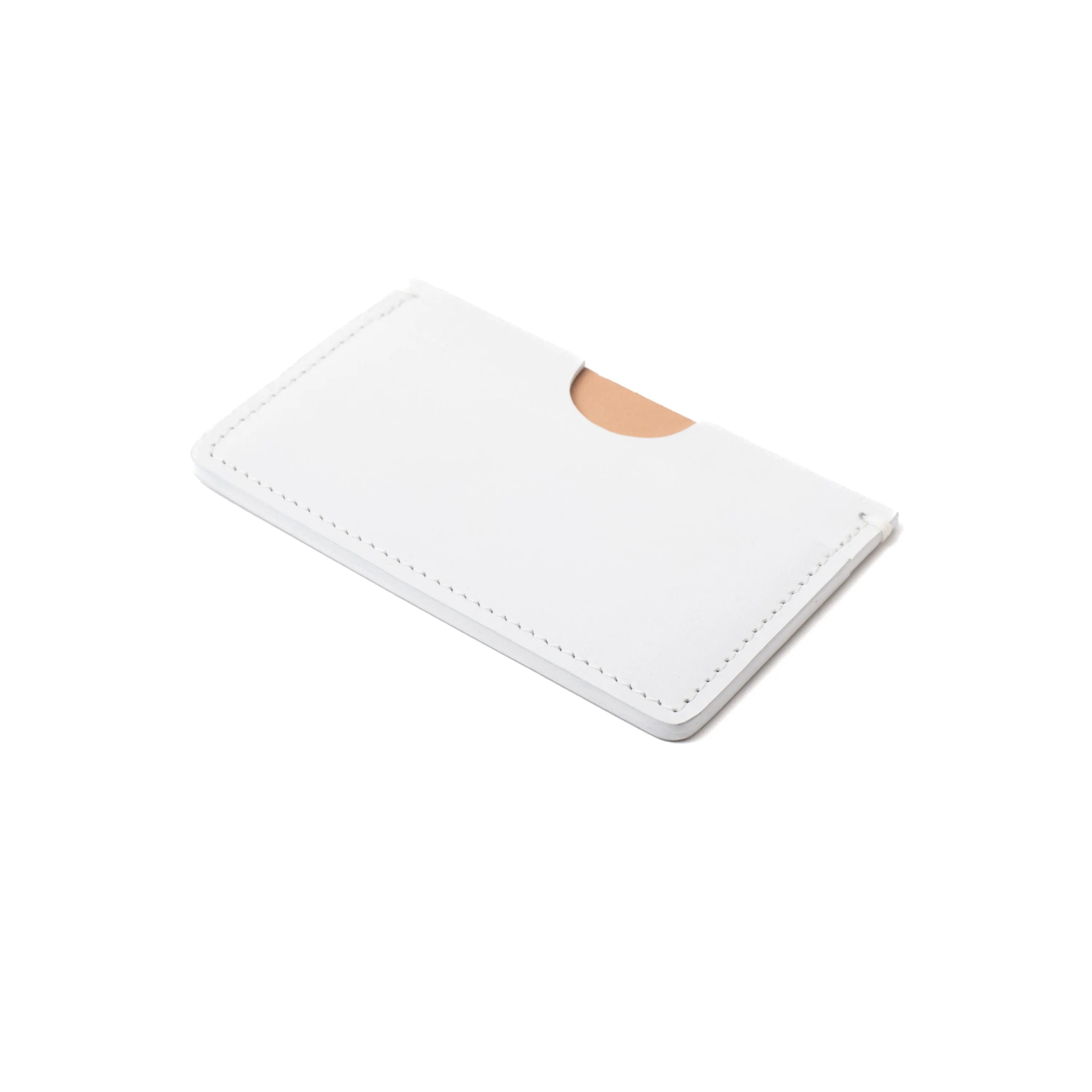 Houghton Card Holder - White Box Calf