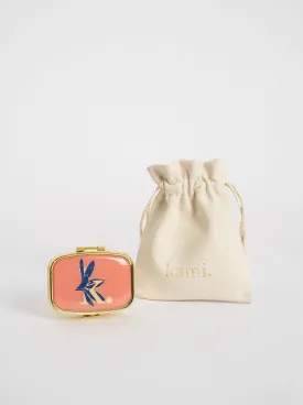 KAMI. SIGNATURE PIN BOX ACCESORIES PINK GOLD