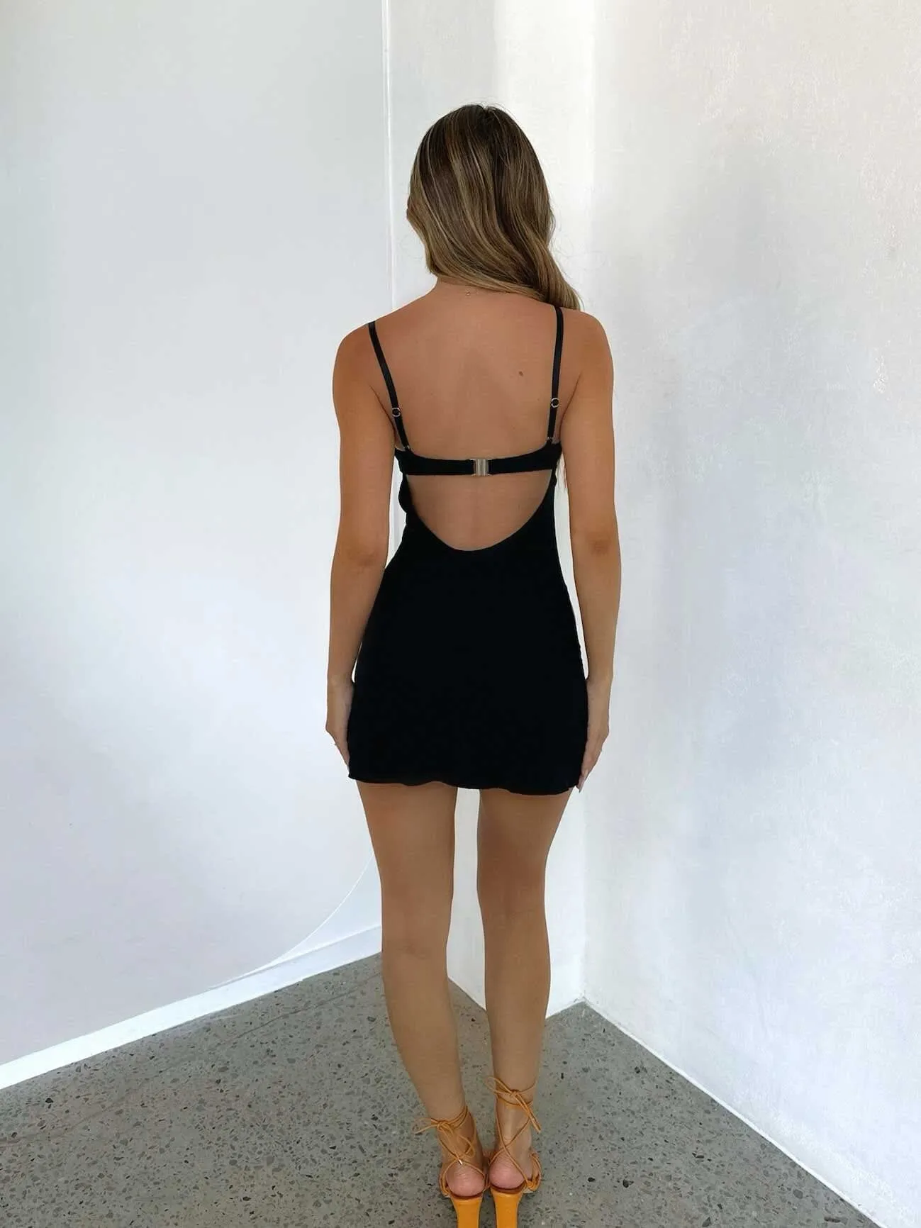 KAYA MINI DRESS BLACK