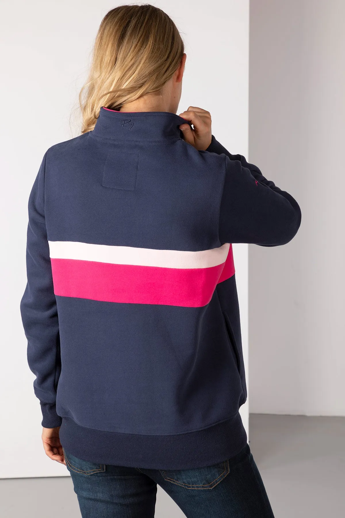 Ladies Stripe Sweatshirt - Bramham