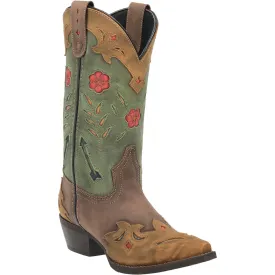 Laredo Women's Miss Kate Cowboy Boots Leather Brown/Teal