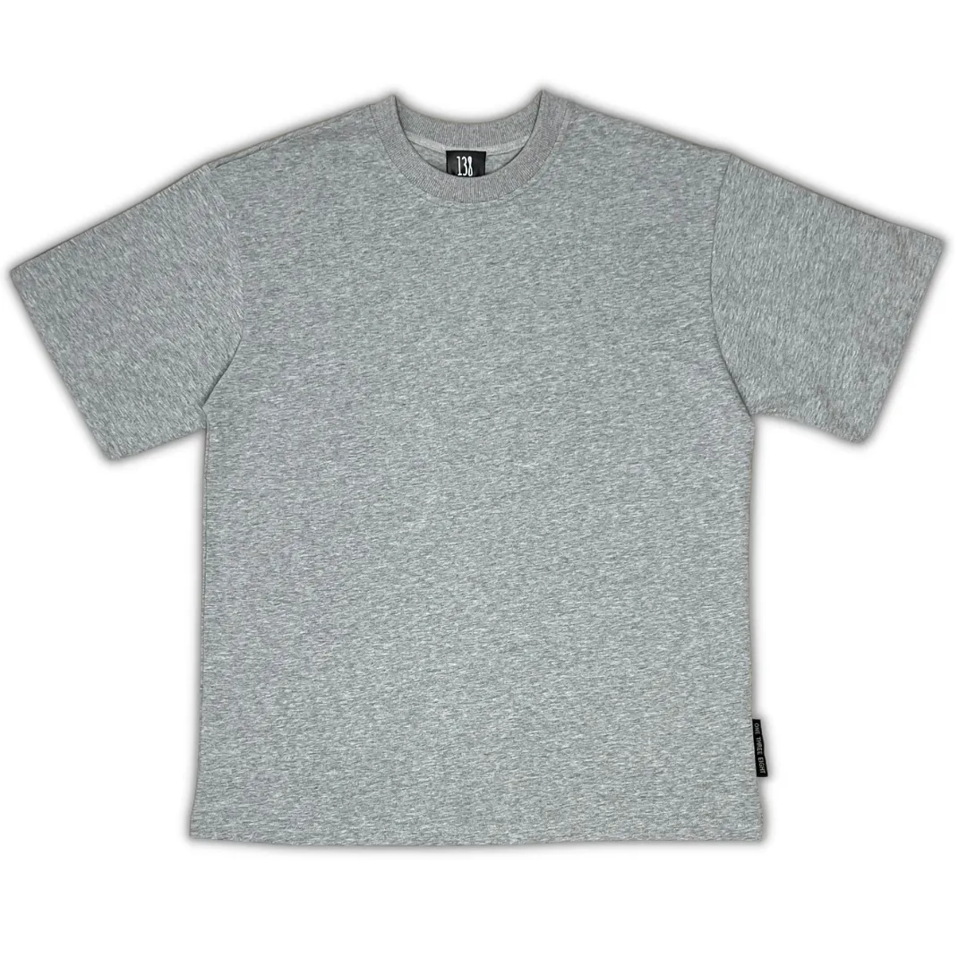 LUXURY BLANK TEE - GREY