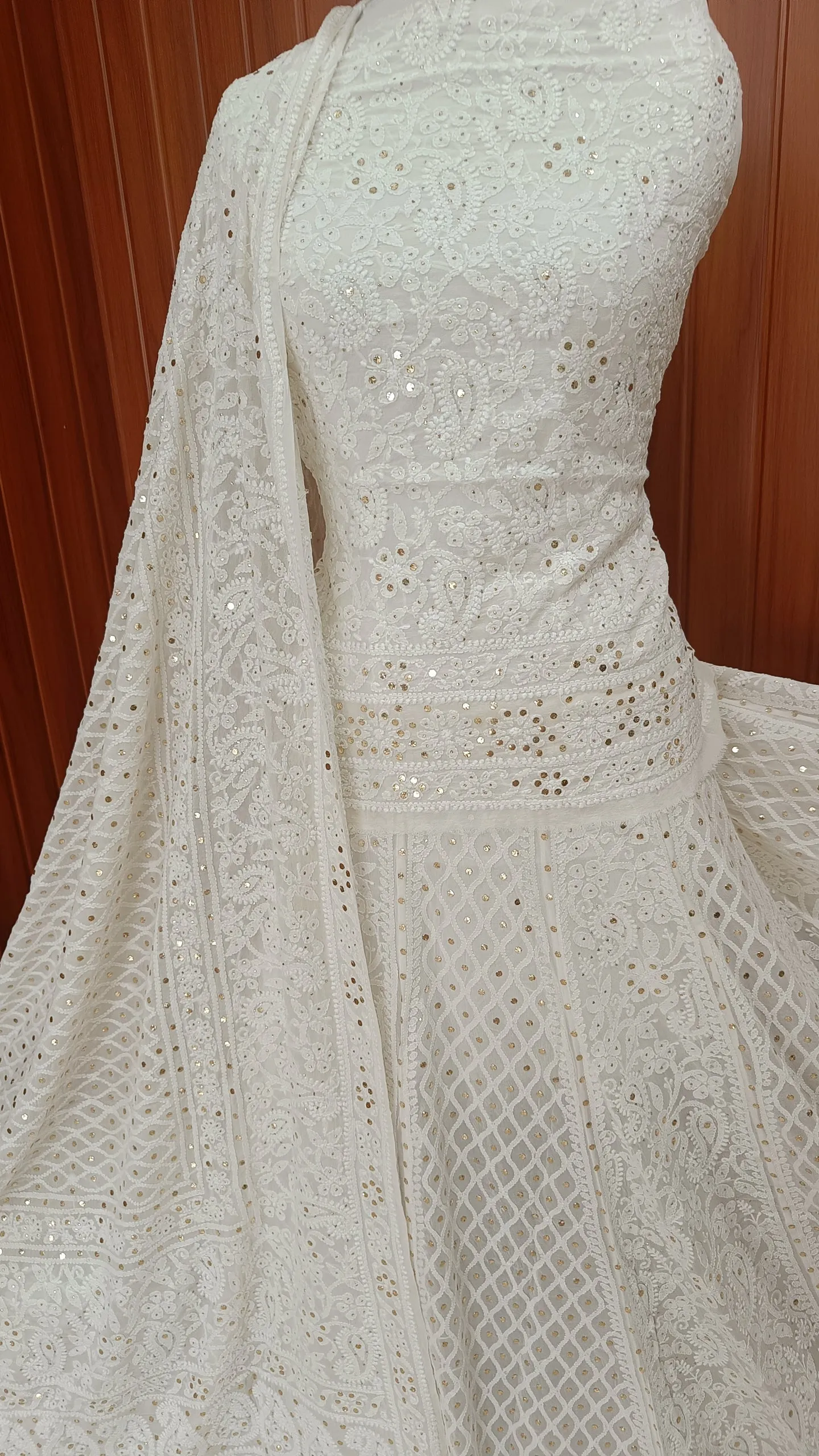 Master Piece Chikankari Lehnga, Dupatta & Blouse