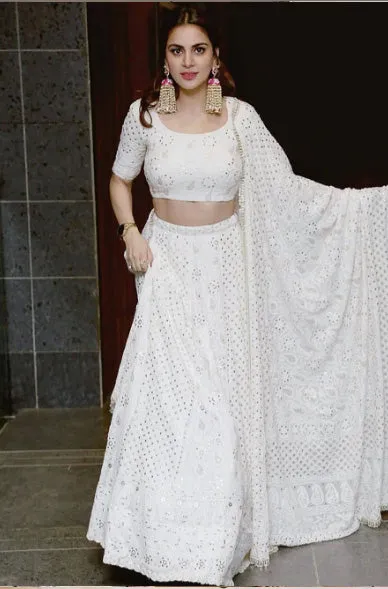 Master Piece Chikankari Lehnga, Dupatta & Blouse