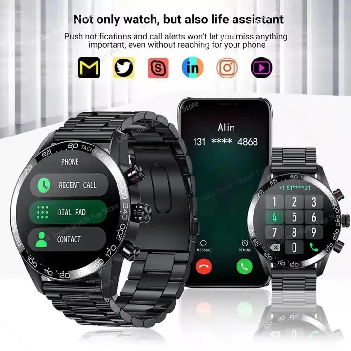 Men's AMOLED HD Screen Watch Smart Bluetooth Calling Sports Smartwatch | BW0408