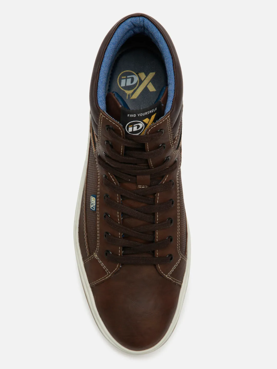 Men's Brown Low Top Lace Up Casual (IX1019)