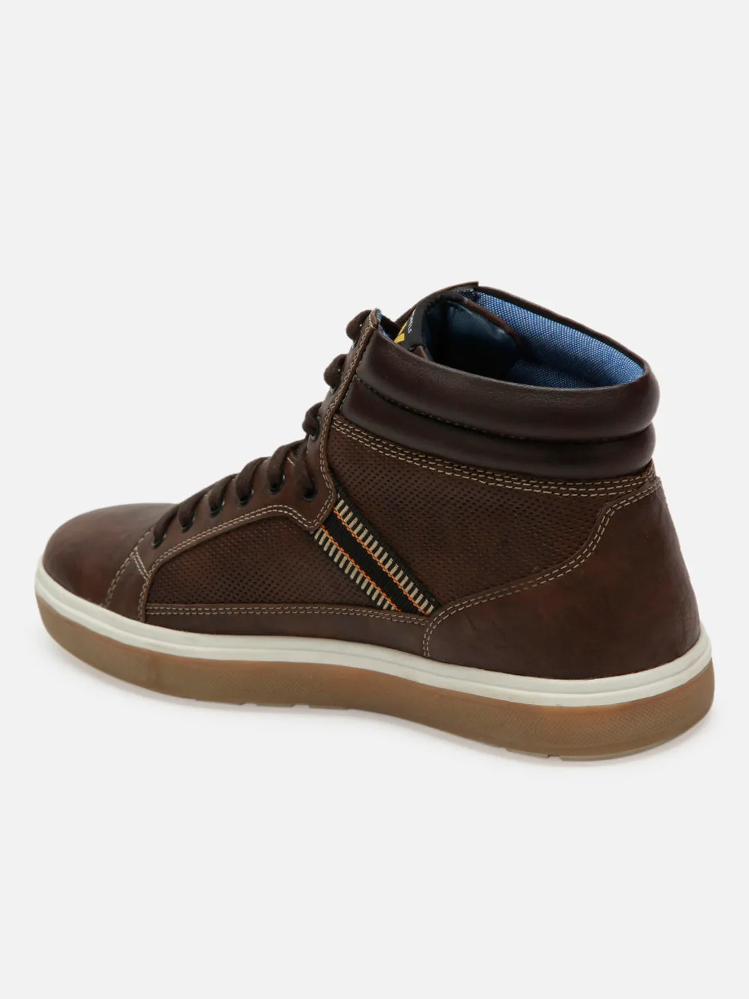 Men's Brown Low Top Lace Up Casual (IX1019)