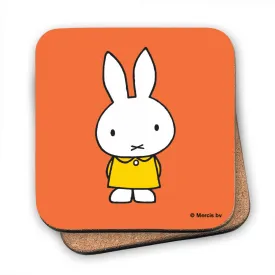 Miffy in a Yellow Dress Cork Coaster