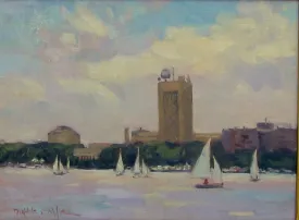 MIT SAIL  by Dianne Miller - Classic Boston Painting