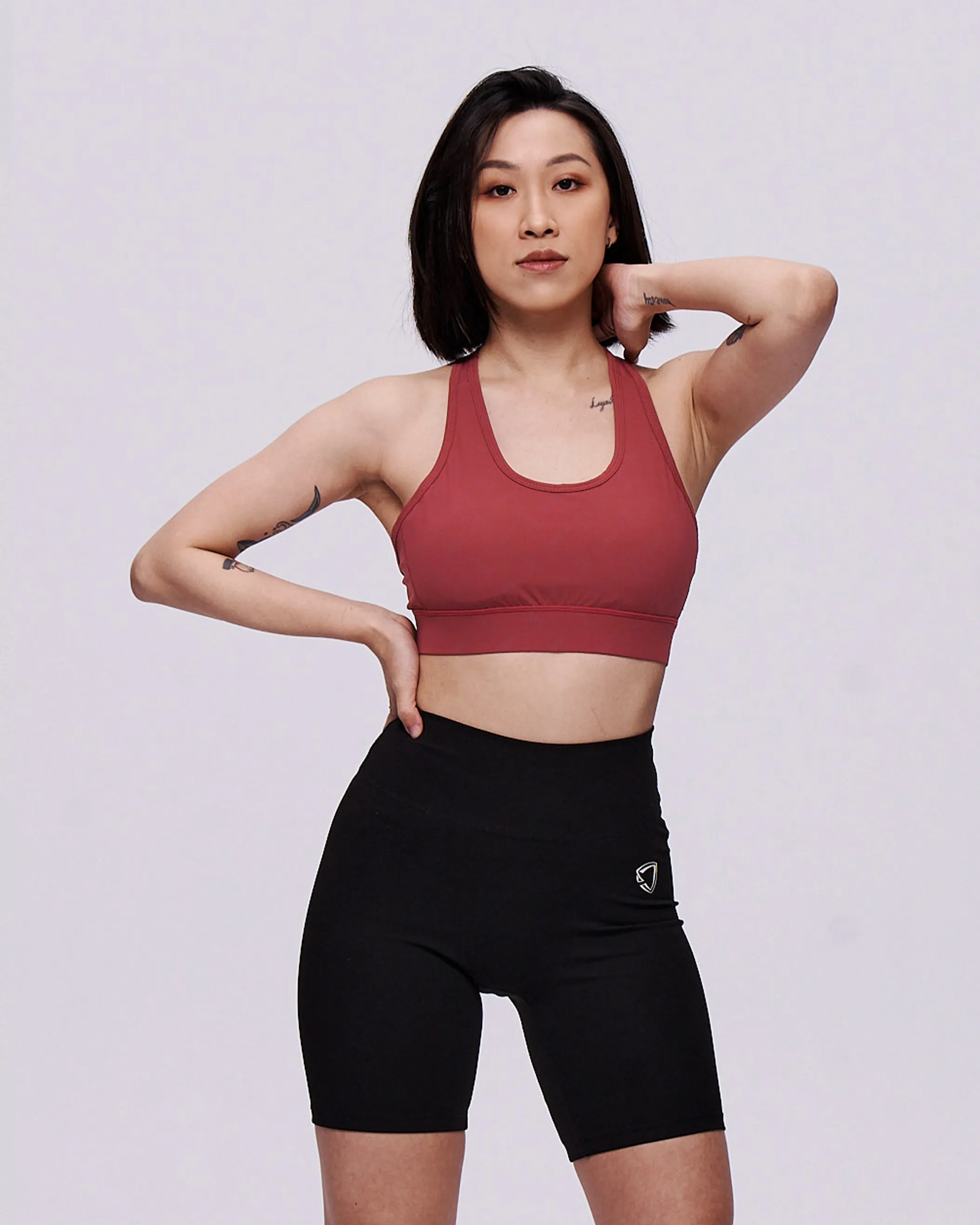 Monogram Racerback Sports Bra