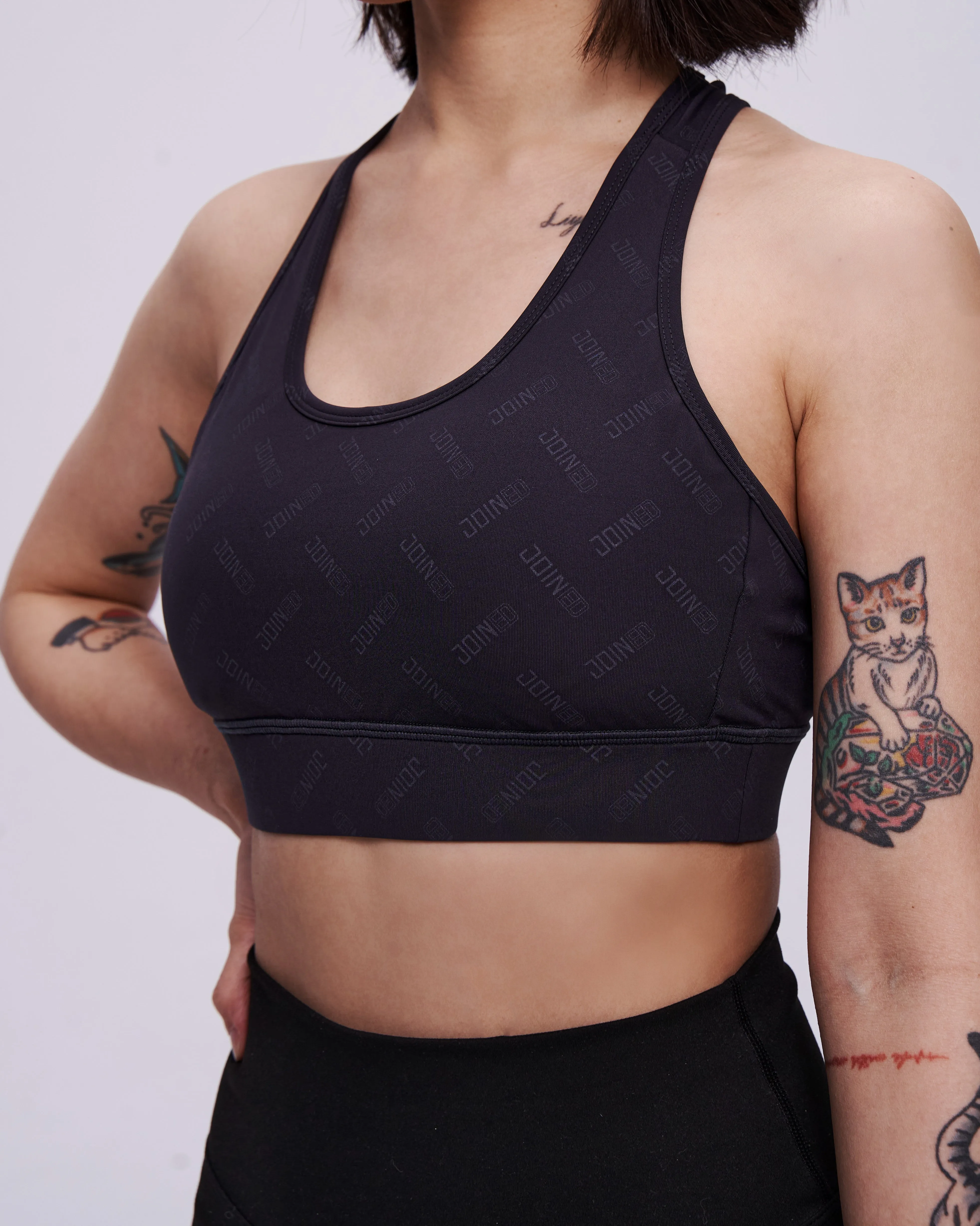 Monogram Racerback Sports Bra