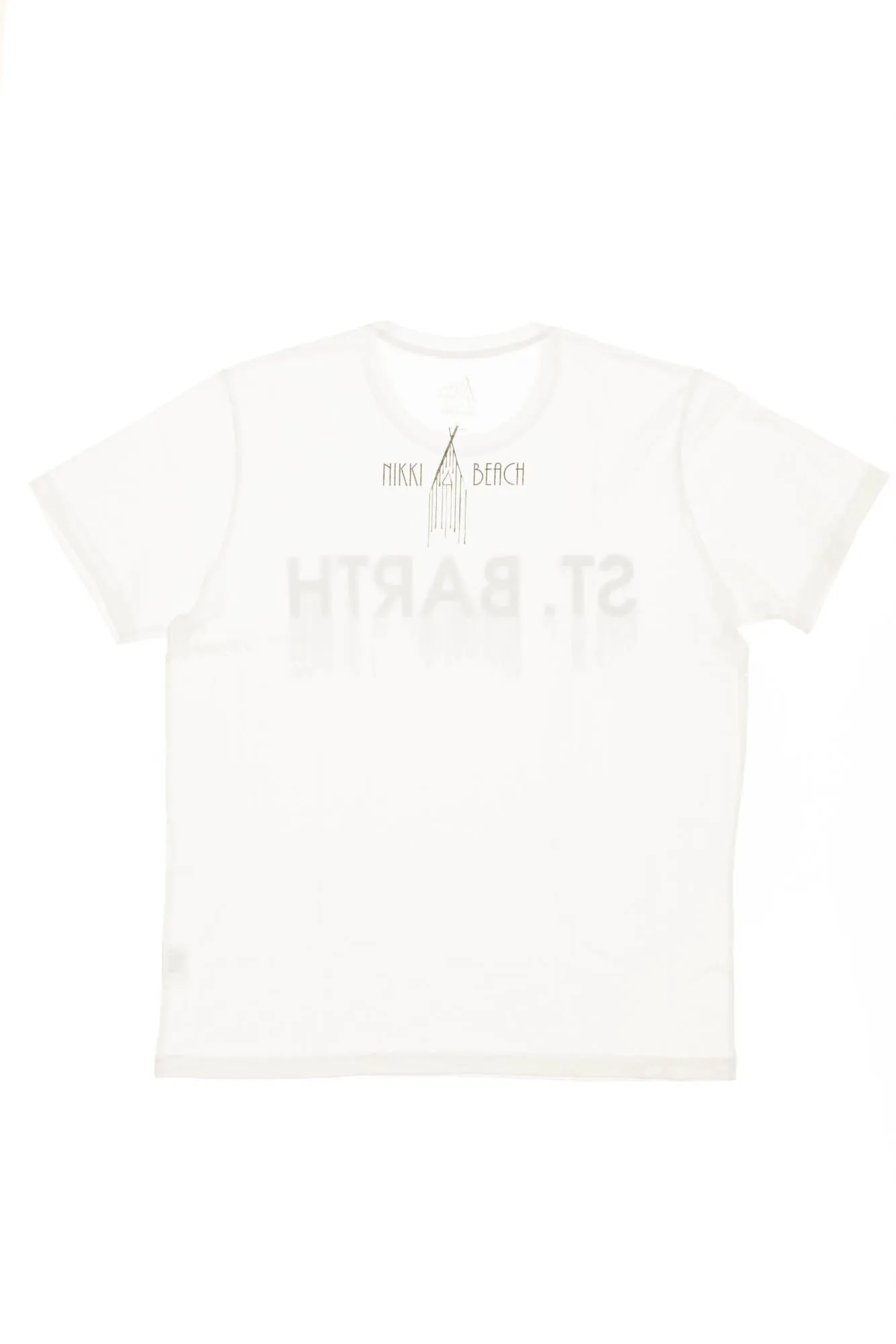 NIkki Beach Lifestyle - White Short Sleeve Graphic Tshirt