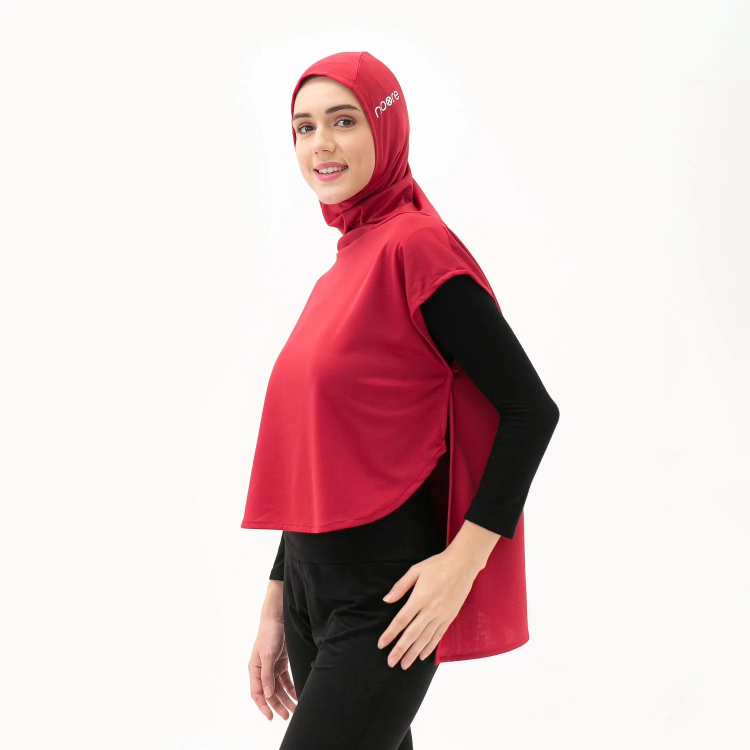 NOORE - Kanza Sport Hijab - Maroon