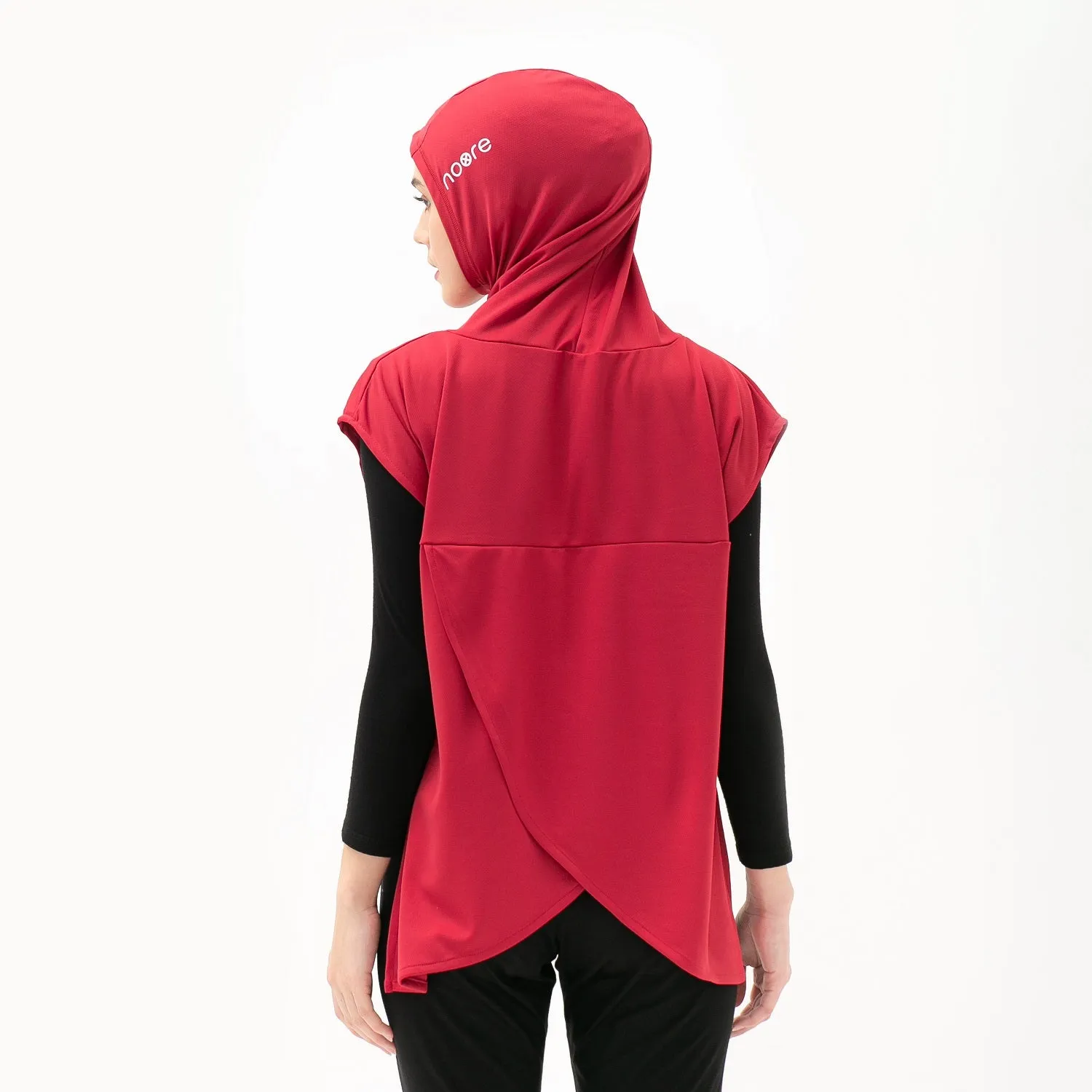 NOORE - Kanza Sport Hijab - Maroon