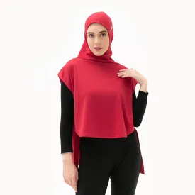 NOORE - Kanza Sport Hijab - Maroon