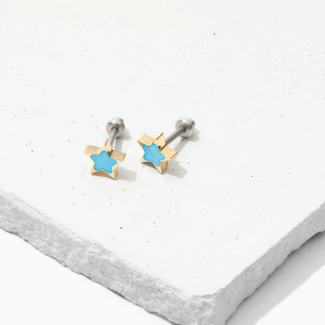 Olivia Screw Back Stud Earrings