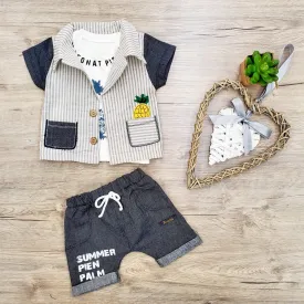 Pineapple Baby Boys Casual Set