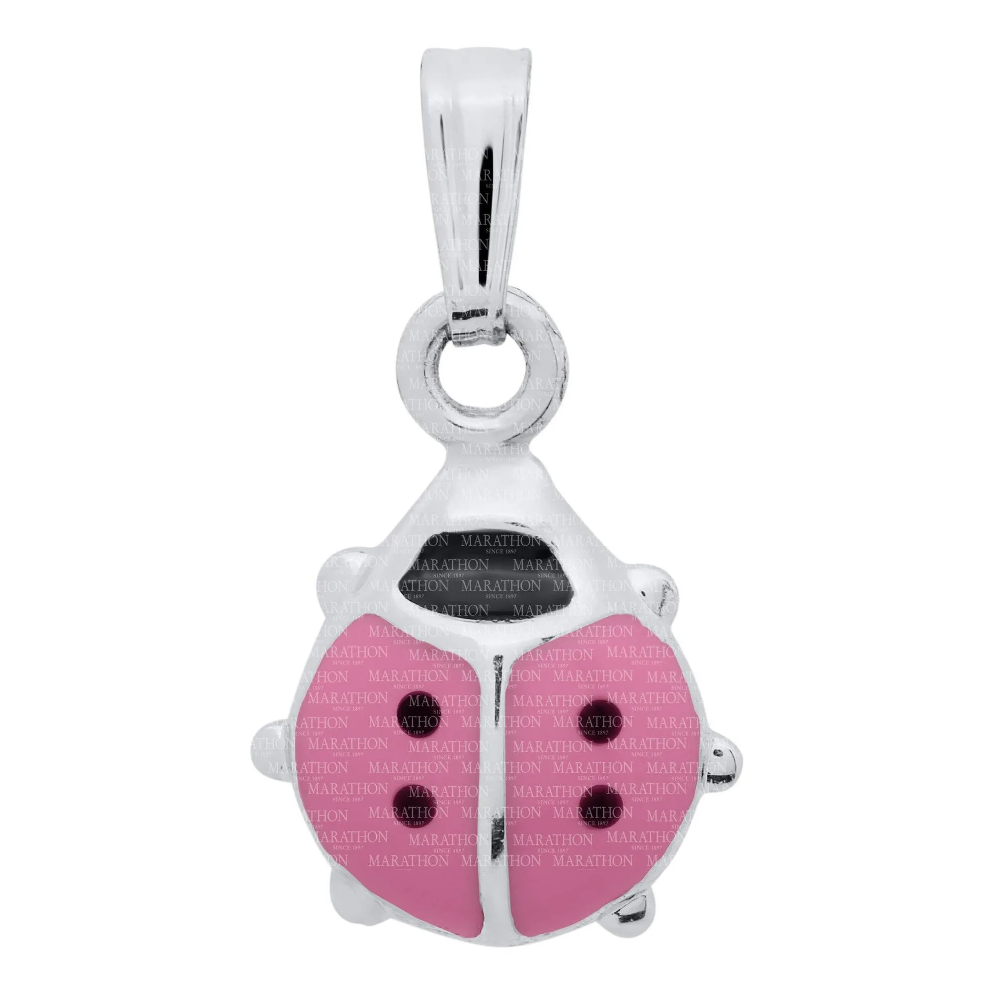 Pink Ladybug Pendant