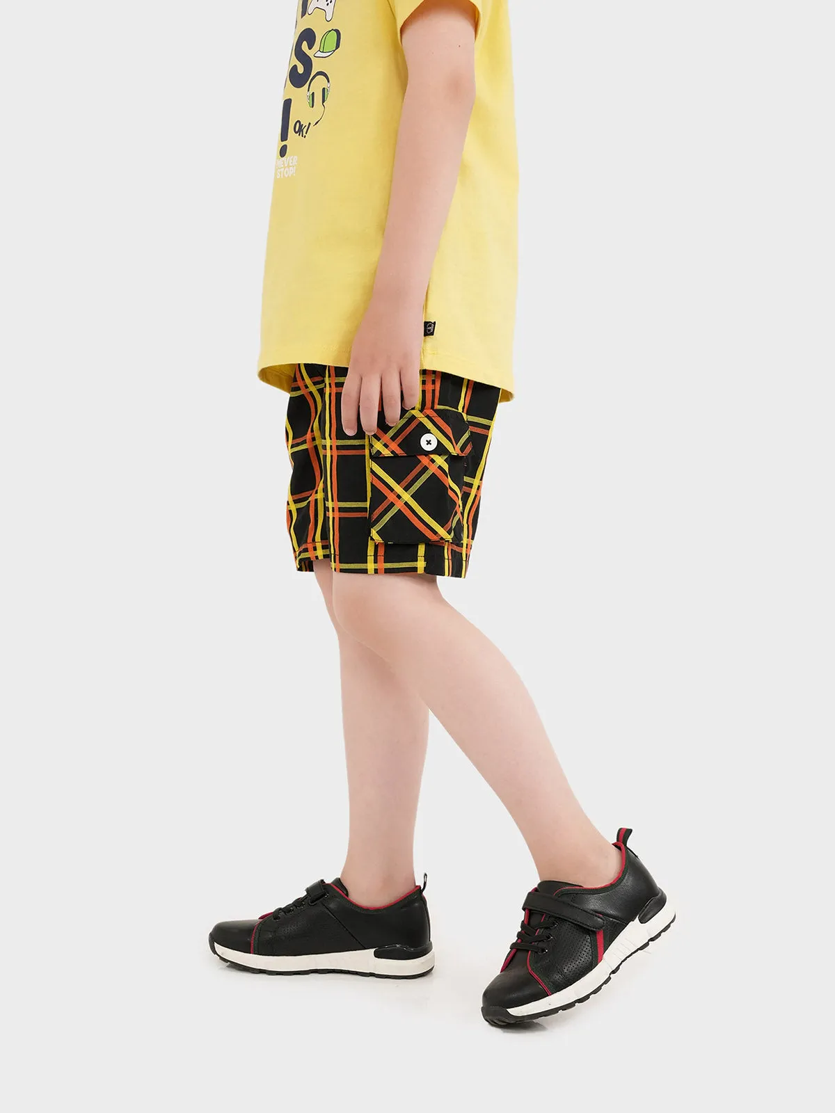 "DARNELL" Casual Checkered Shorts