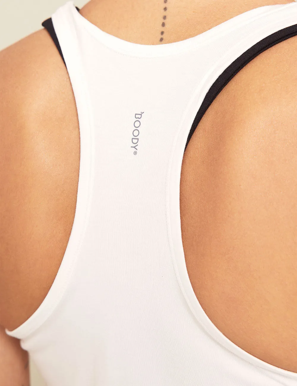 Racerback Active Tank - White