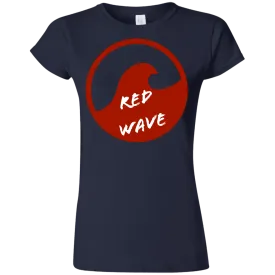 Red Wave Trump Ladies' T-Shirt