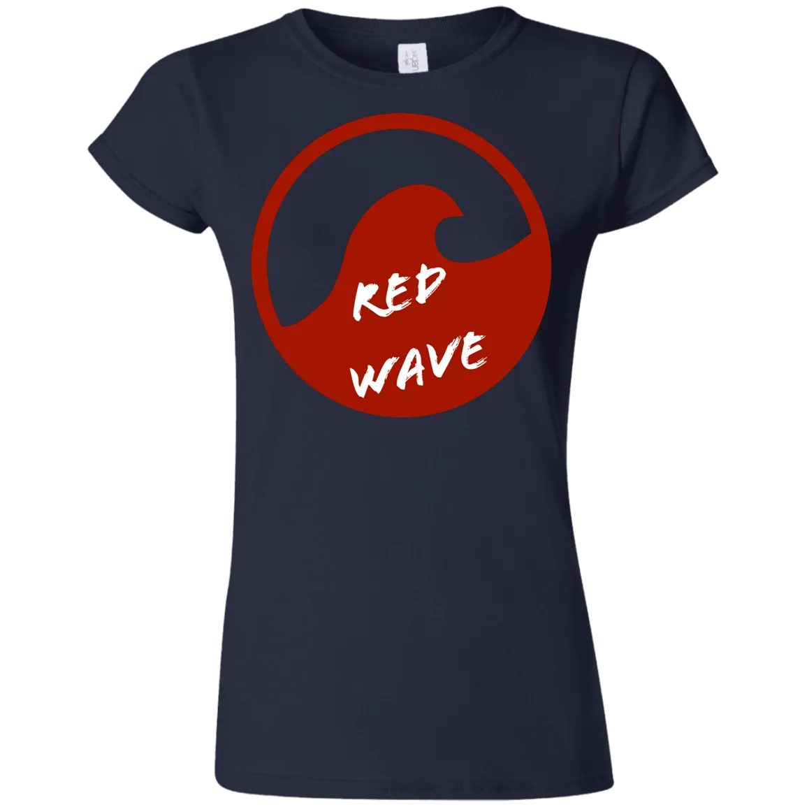 Red Wave Trump Ladies' T-Shirt