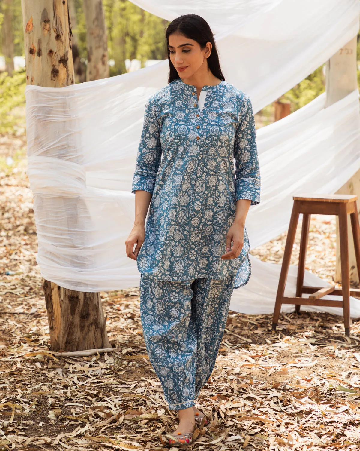 Samiya Kurta with Harem Pant - Set of 2