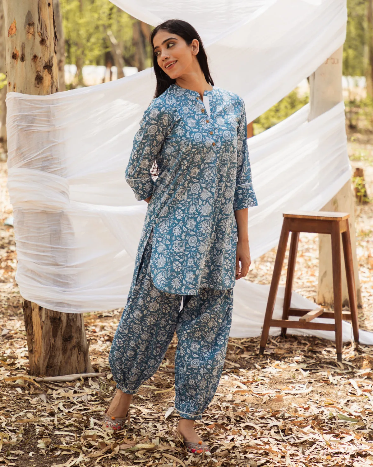 Samiya Kurta with Harem Pant - Set of 2