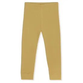 Siff Ribbed Leggings - Mustard Gold