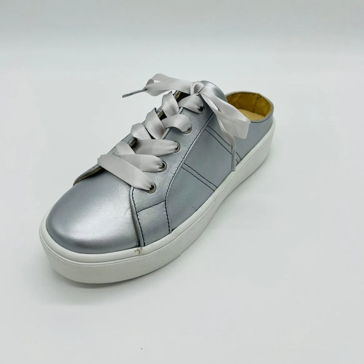 TESTALEONE MULE sneakers. Silver