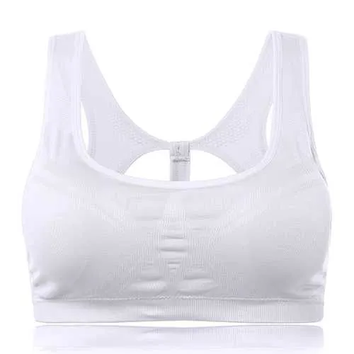 Women Comfort Seamless Wireless Shockproof Sweat Absorbing Breathable Yoga Bra