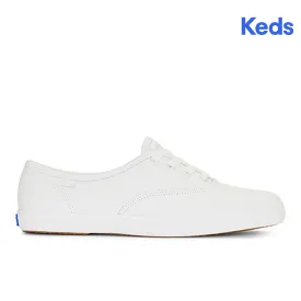 Women's Champion Premium Leather Sneaker Off White (WH67559)